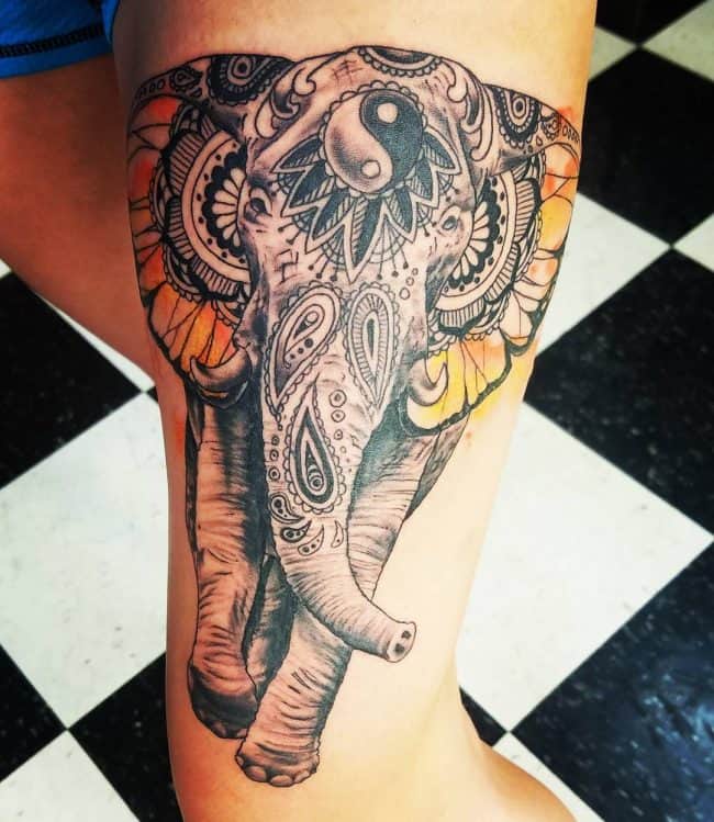 elephant tattoo56