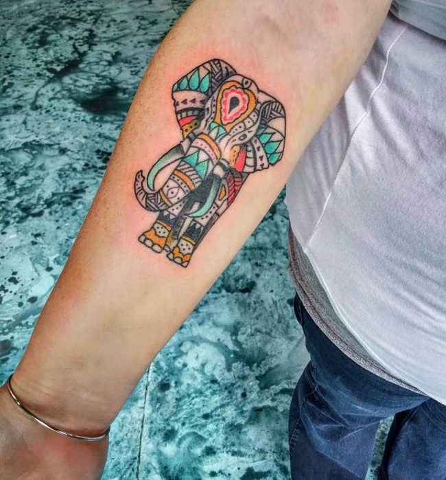 elephant tattoo57