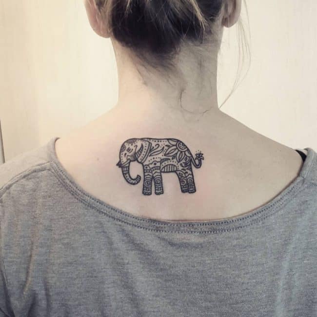 elephant tattoo60