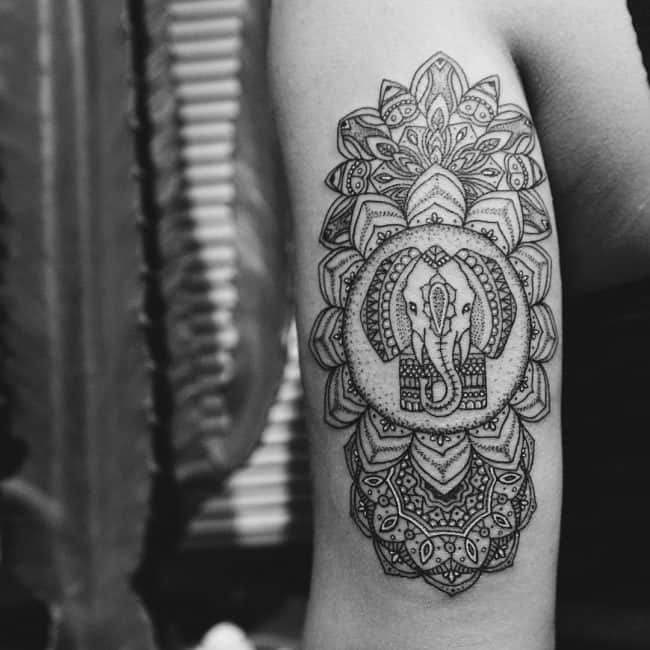 elephant tattoo7