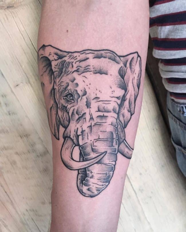 elephant tattoo71