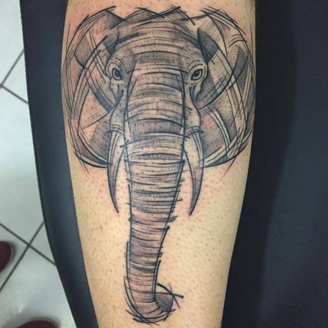 elephant tattoo72
