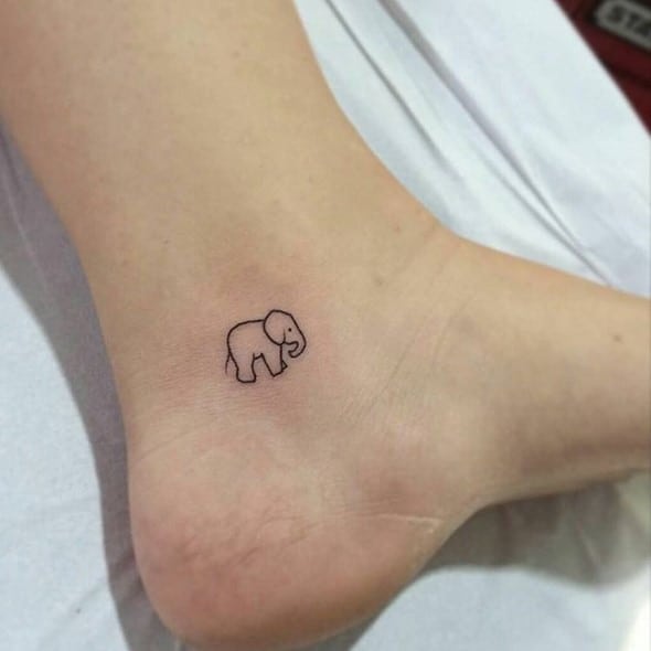 Elephant tattoo by Mo Ganji | Photo 27715