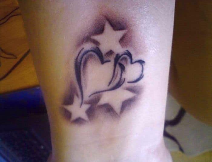 Star Tattoos For Womens Feet