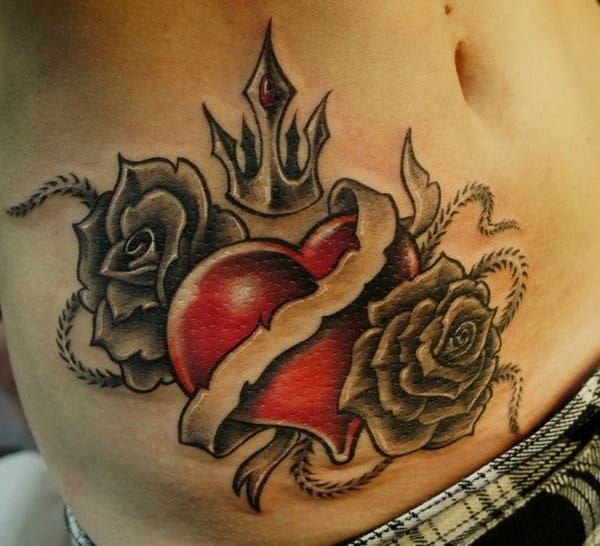 Heart Tattoos For Guys