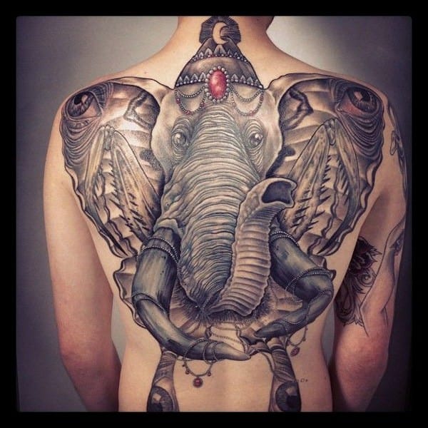 Indian Elephant Tattoo