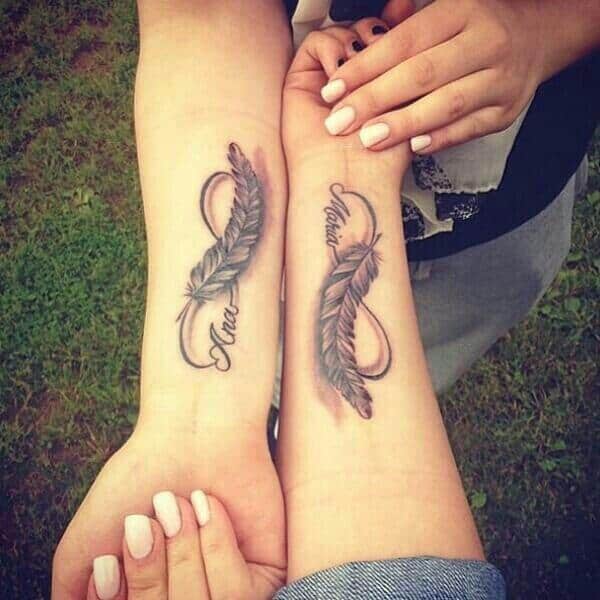 Infinity Sister Tattoos