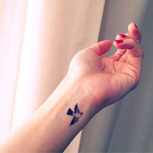 Little Bird Tattoo on Wrist