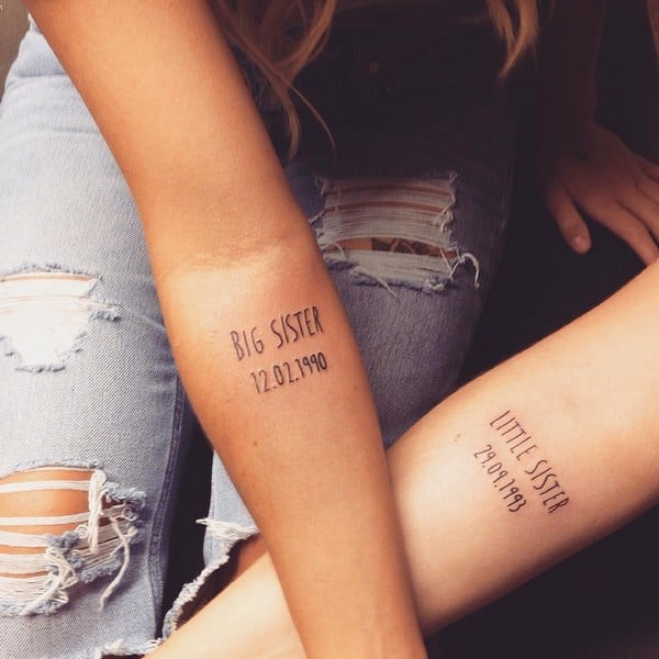 150 Heart Touching Sister Tattoos for Special Bonding