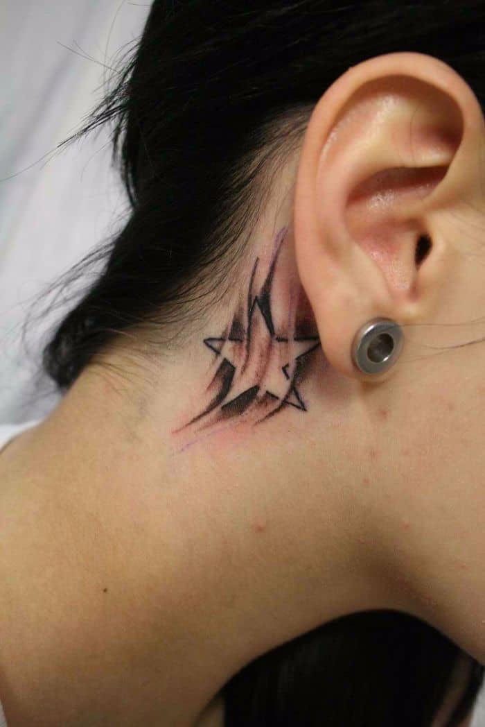 Small Shooting Star Tattoos