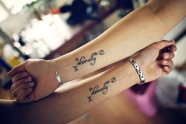 Lovely Sister Tattoos Ideas