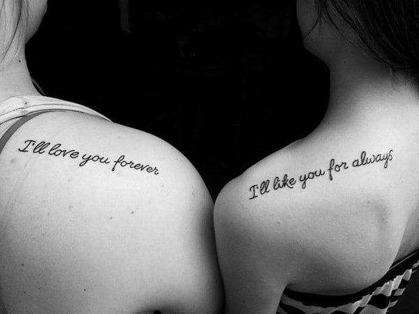 Meaningful Sister Tattoo