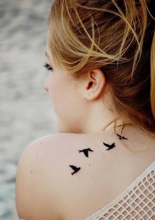Most Beautiful Black Bird Tattoos