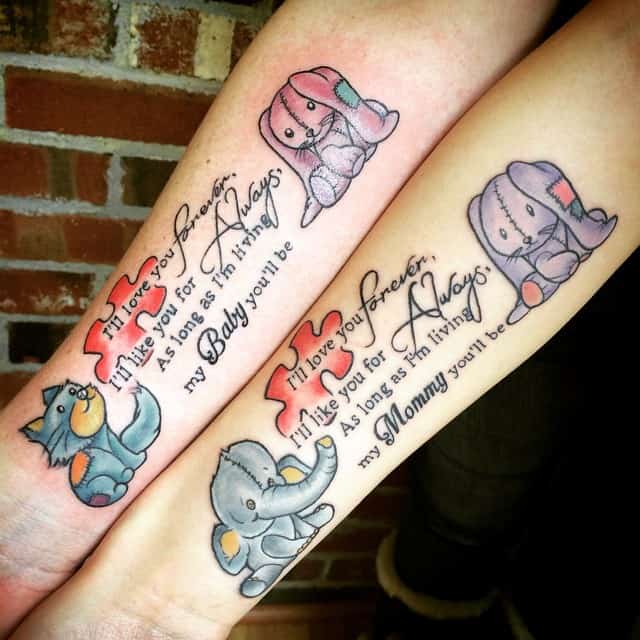 mother daughter tattoos