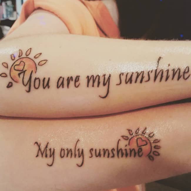 mother daughter tattoos