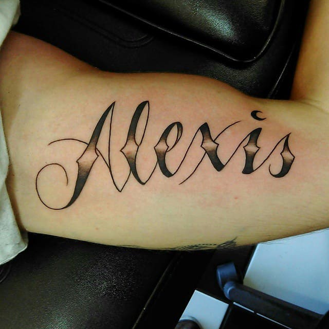 name tattoo