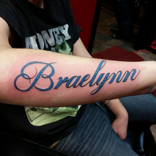 name tattoo