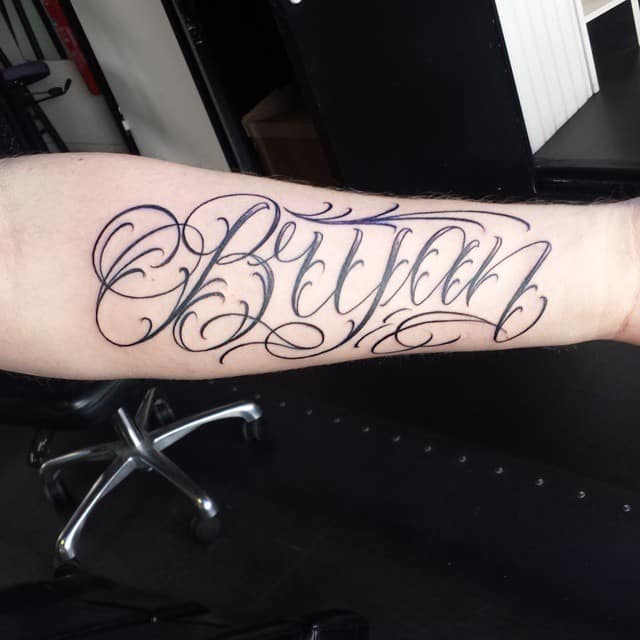 name tattoo