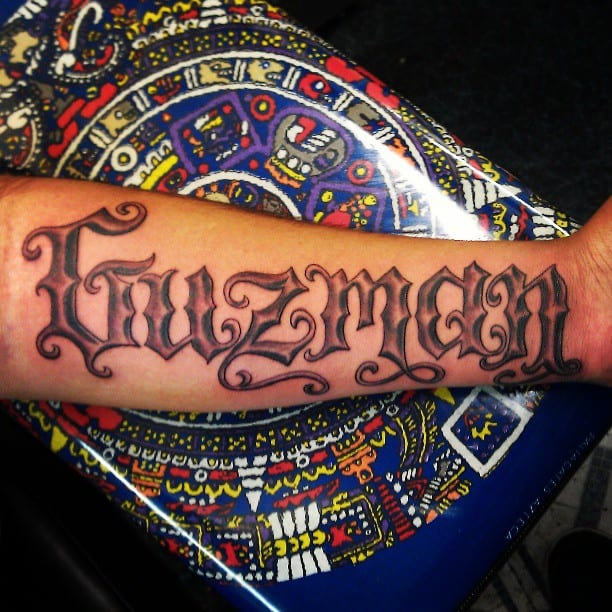 name tattoo