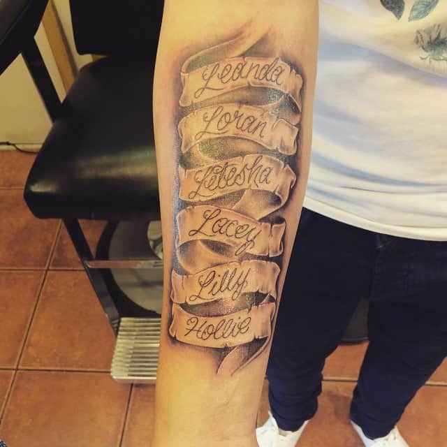 name tattoo