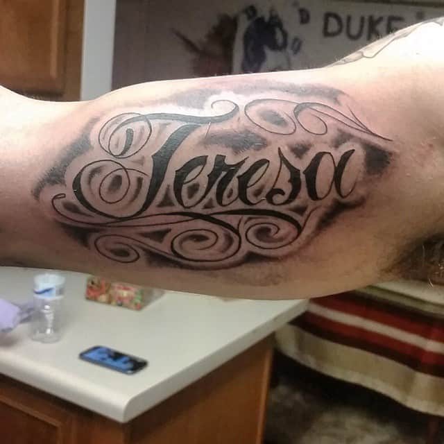 name tattoo