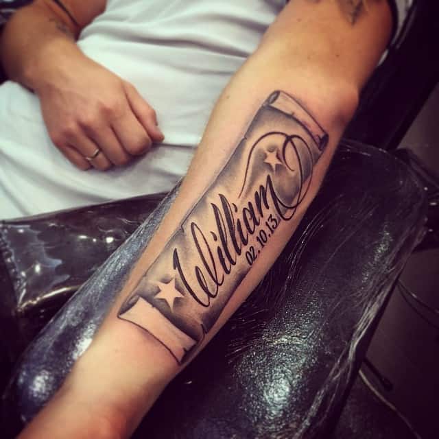 name tattoo