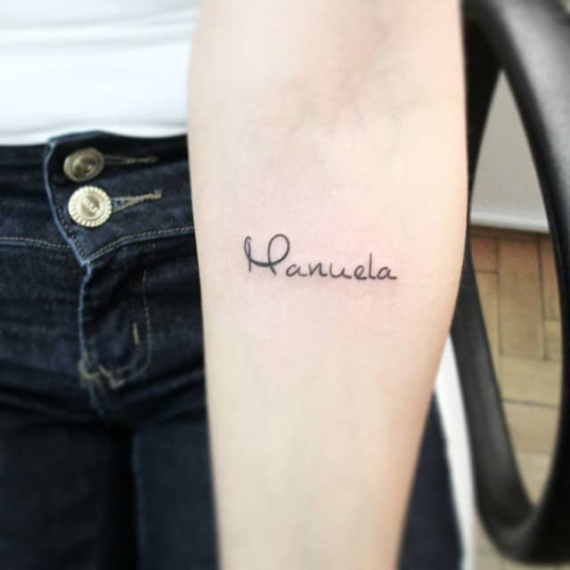 name tattoo