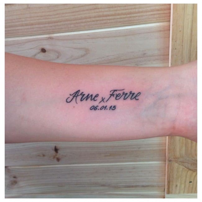 name tattoo