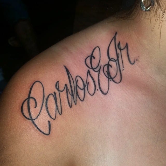 name tattoo