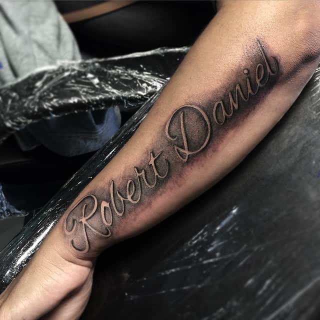 name tattoo