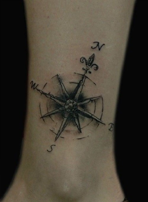 160 Meaningful Compass Tattoos Ultimate Guide December