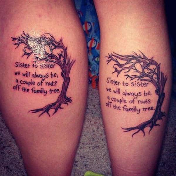 Sister Matching Tattoo Ideas