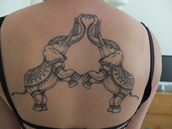 Small Elephant Tattoo Pictures