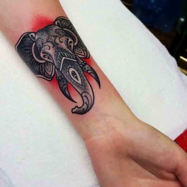 Small Elephant Tattoo