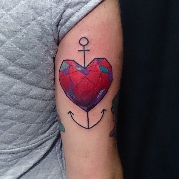 Small Simple Heart Tattoos