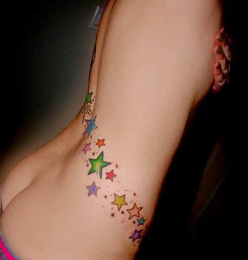 Star Tattoos For Womens Back