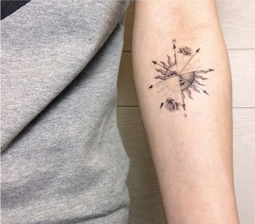 160 Meaningful Compass Tattoos Ultimate Guide March 2020