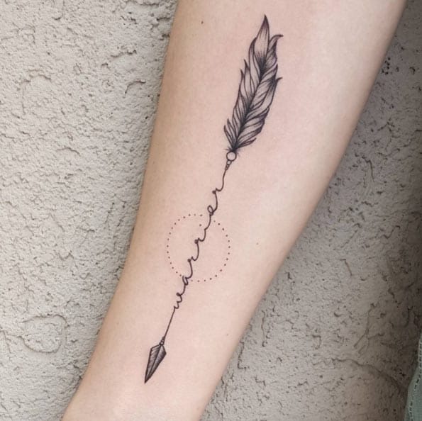 tribal arrow tattoos meaning