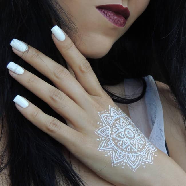 11 Gorgeous  Delicate White Tattoo Designs  CafeMomcom