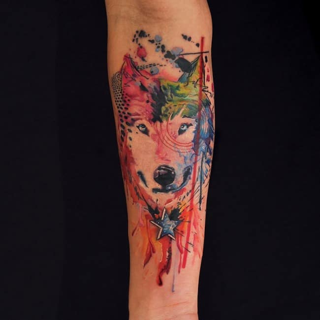 Wolf tattoo by Vinni Mattos  Photo 23023