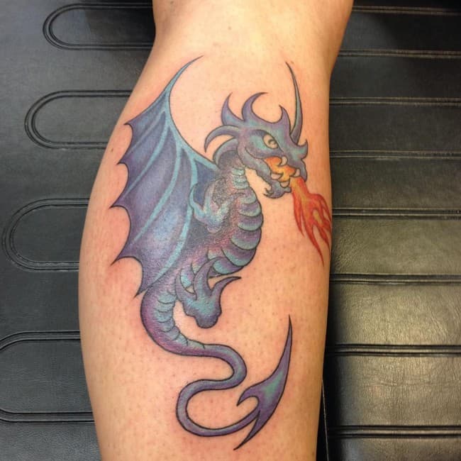 Steel City Style  Sick as dragon tattoo in progress Emma had a lot of fun  with this fire breathing beast dragontattoo fantasytattoo fantasyart  smaug mythologicalcreatures realismtattoo tattoosformen tattoosleeve  blackandgreytattoo 