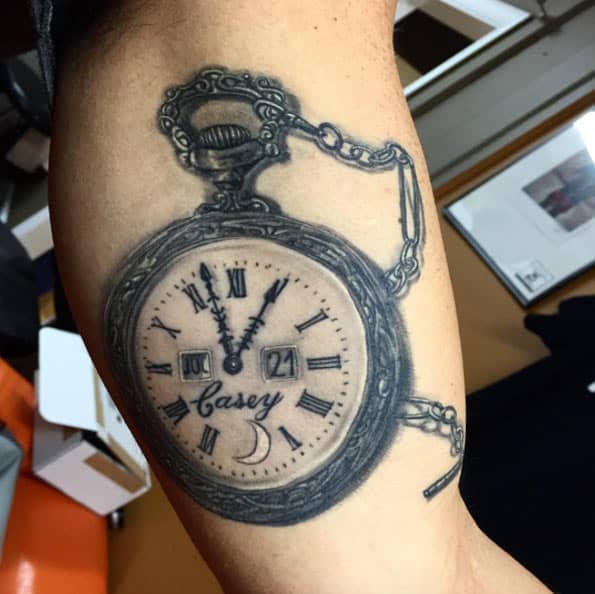 0 Inspirational Pocket Watch Tattoo Ideas Ultimate Guide 21