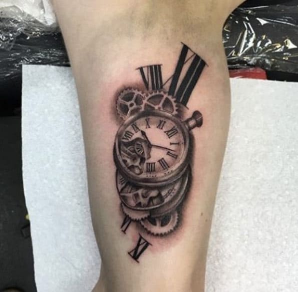 200 Meaningful Pocket Watch Tattoos Ultimate Guide 2020