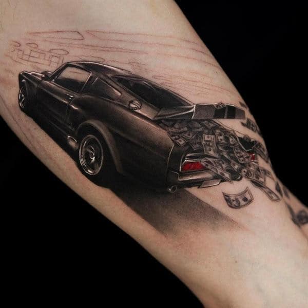 3D Car Tattoo