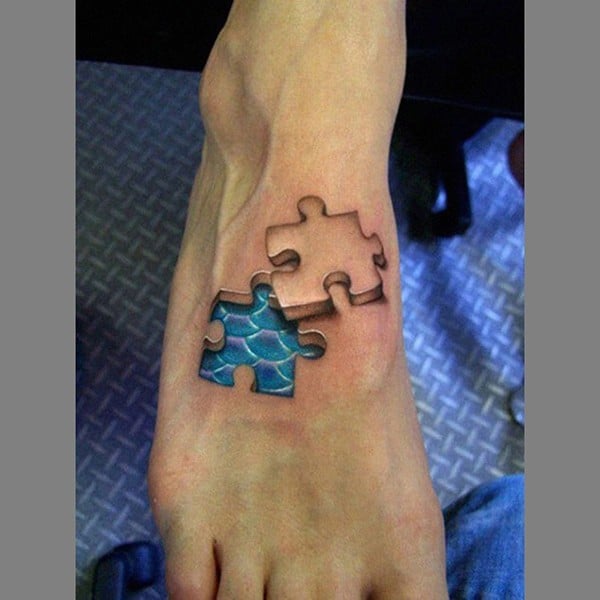 3D Puzzle Tattoos