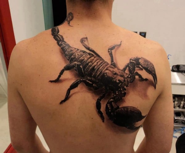 3D Scorpion Tattoo