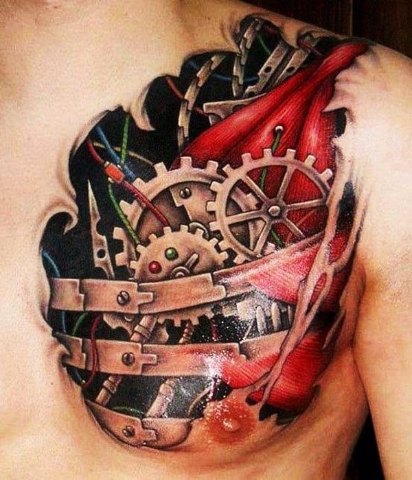 7 Really Cool 3D Tattoo Designs