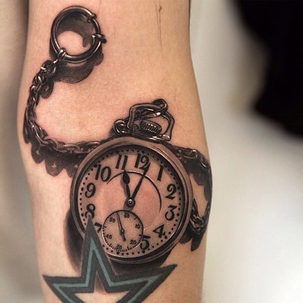 3D Watch Tattoo