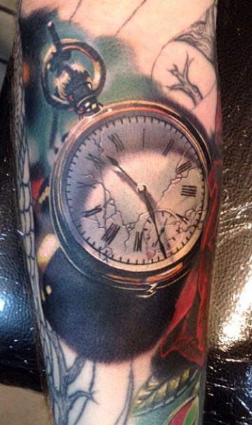 200 Inspirational Pocket Watch Tattoo Ideas