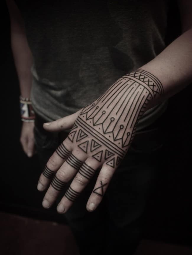 9 Awesome Tribal Finger Tattoos  Only Tribal